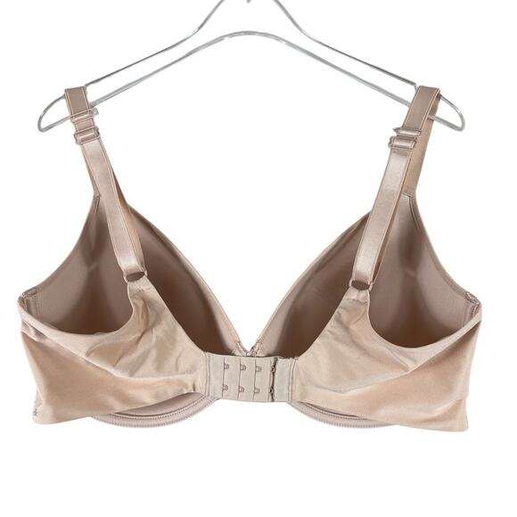 Chantelle 36 DDDD 2196 Modern Invisible Plunge Memory Foam Bra Convertible Nude - Picture 3 of 11
